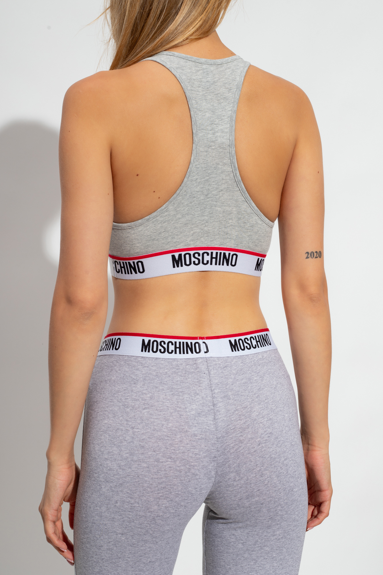 Moschino crop discount tee